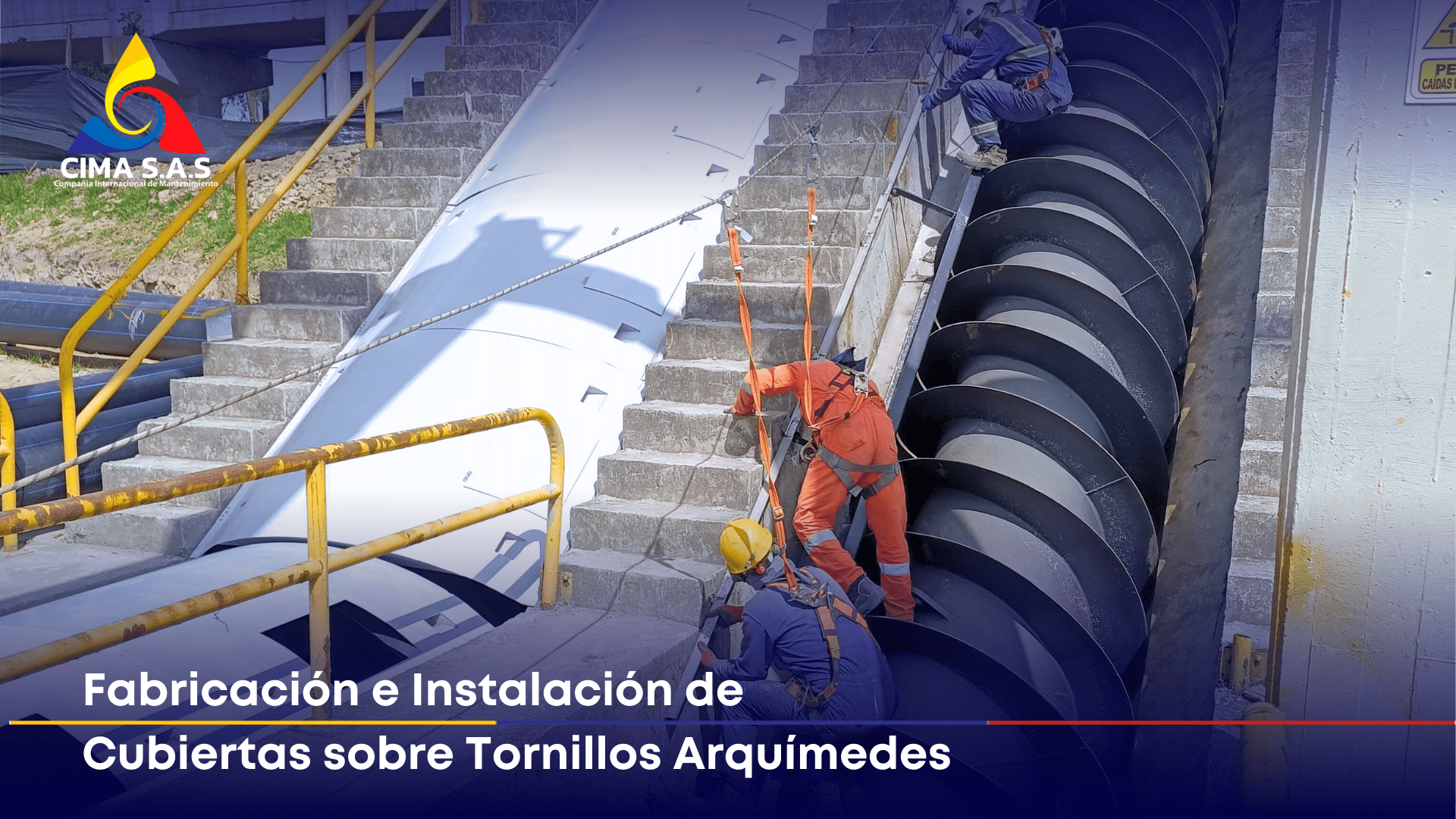 Fabricación e instalación de cubiertas.​