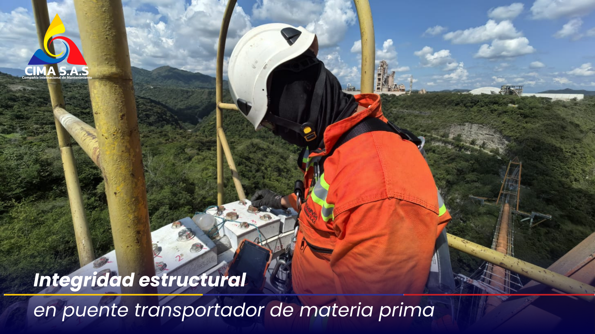 Inspección de Integridad Estructural en Puente Transportador de Materia Prima