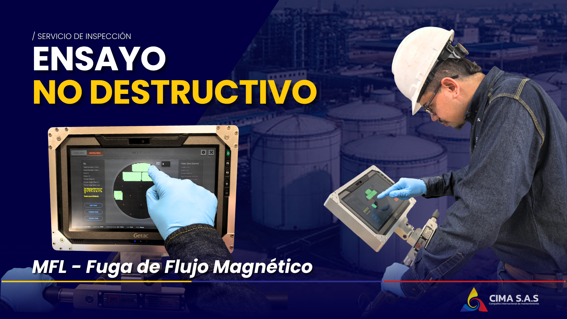 MFL-Fuga de Flujo Magnético/NDT